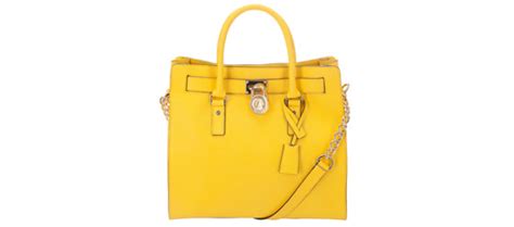 sonnengelbe tasche michael kors